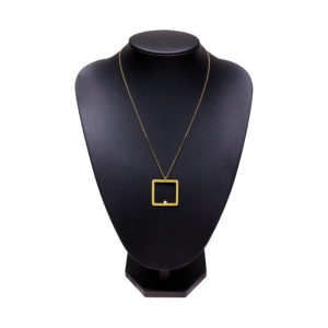 "MY STRASS", Women's Necklace (cod: 9024) Square GW