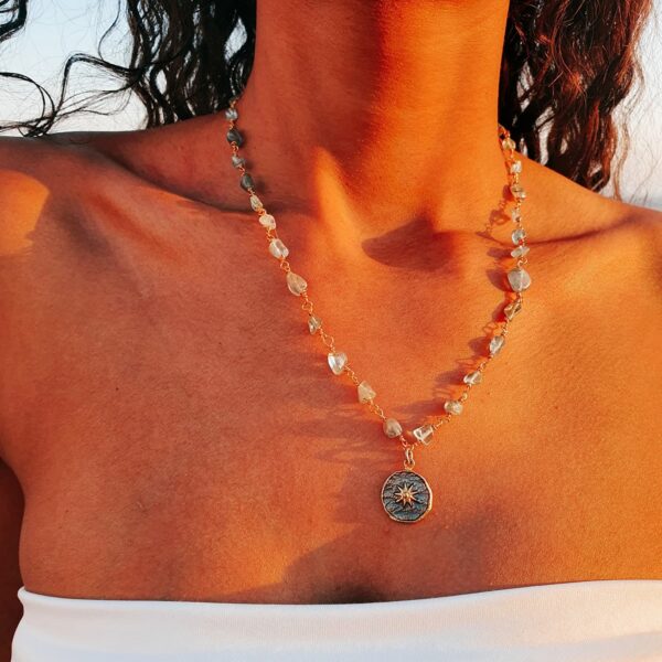 apatite star necklace